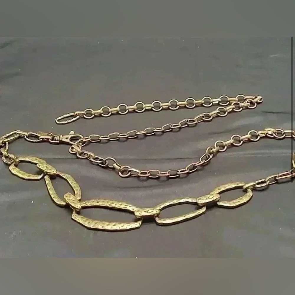 Chico’s Gold Chain Belt, adjustable